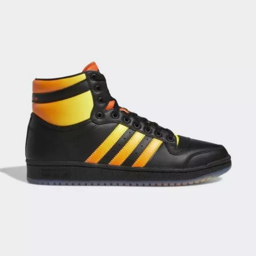 - Adidas Originals Men's Hi Core Black/Beam Yellow/ Impact Orange Size 7